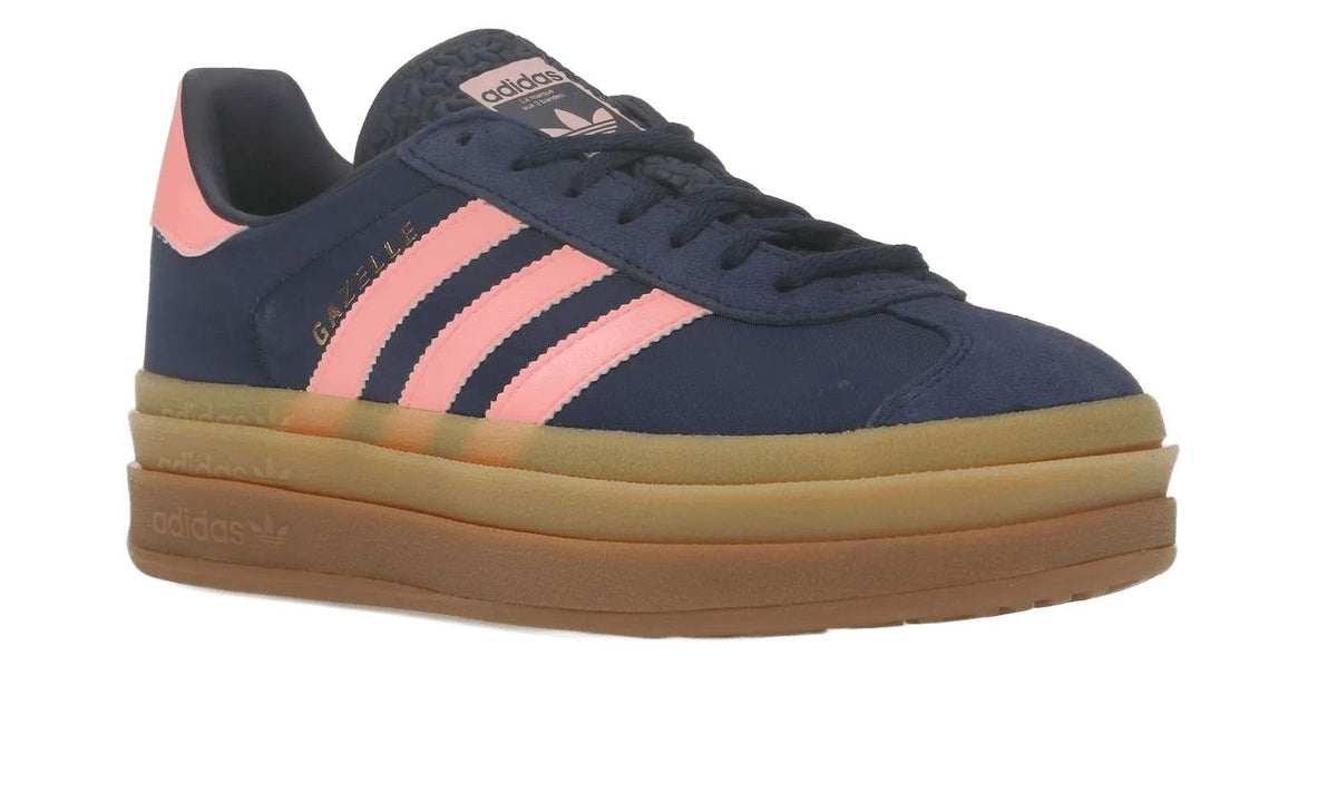 Adidas Gazelle Bold Dark Blue Pink Spark