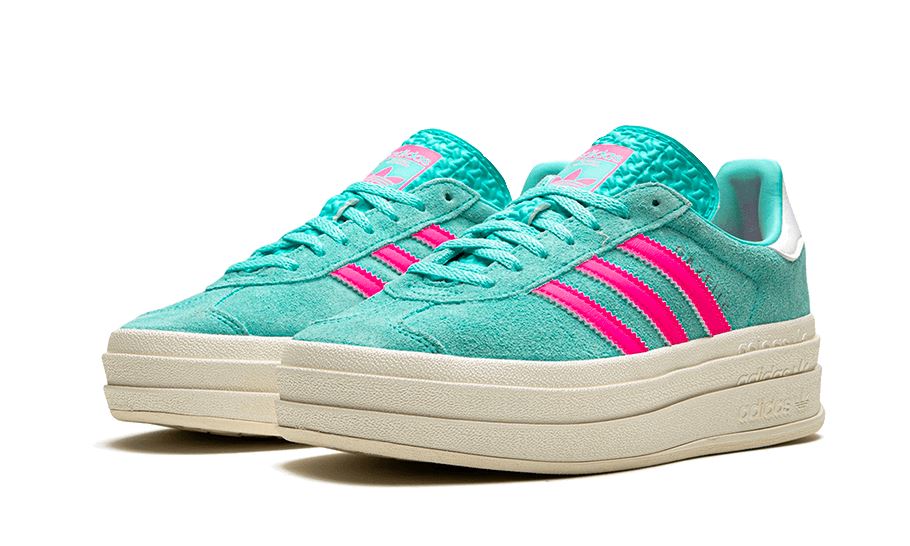 Adidas Gazelle Bold Flash Aqua Lucid Pink