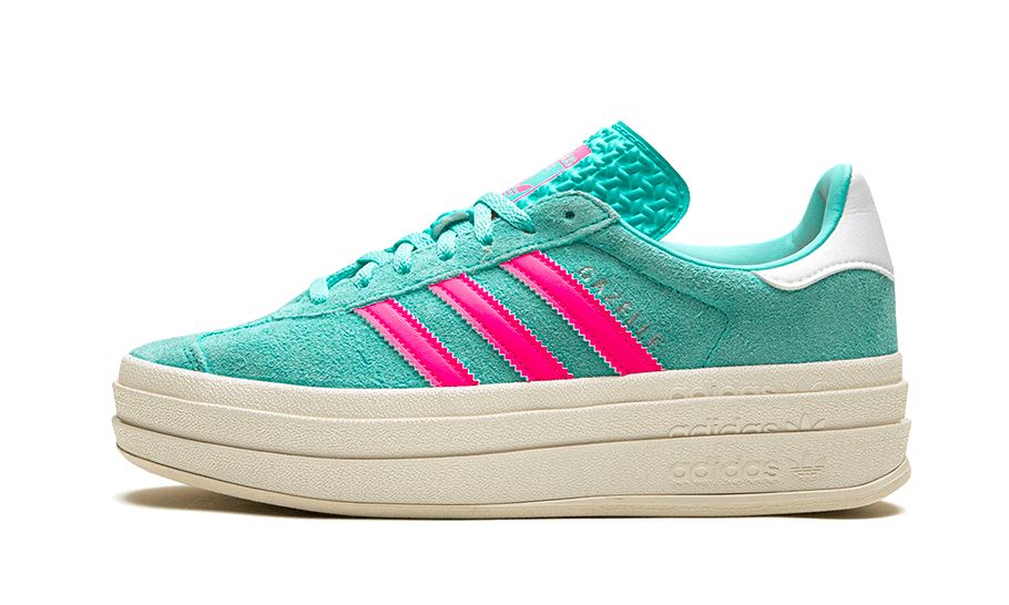 Adidas Gazelle Bold Flash Aqua Lucid Pink