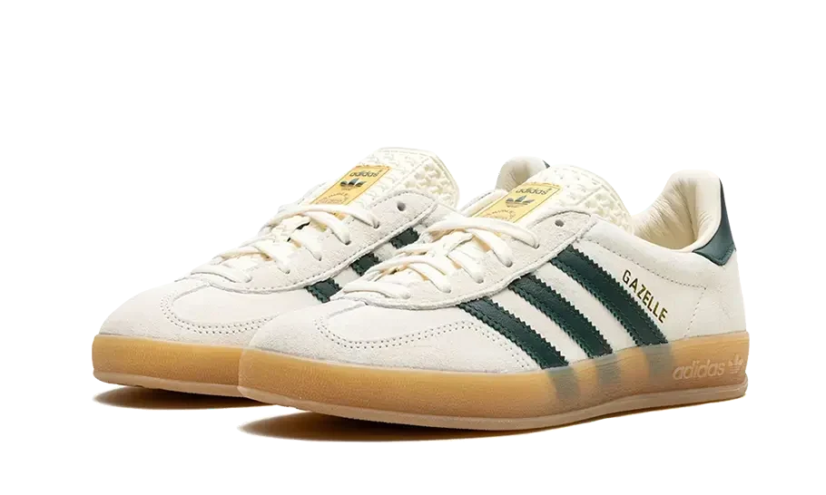 Adidas Gazelle Indoor Cream White Collegiate Green Gum