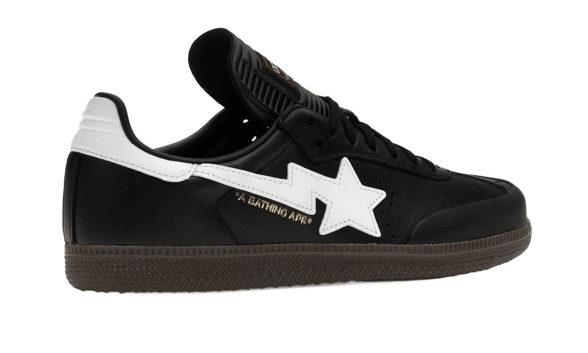 Adidas Samba Bape Black White Gum