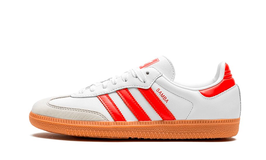 Adidas Samba OG White Solar Red Gum