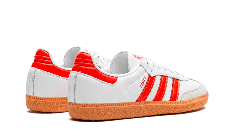 Adidas Samba OG White Solar Red Gum