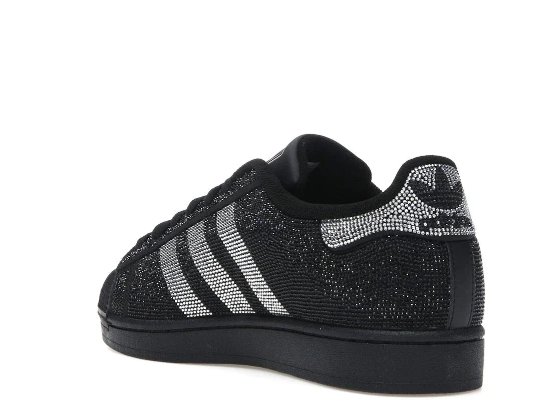 Adidas Superstar II Rhinestone Black Silver