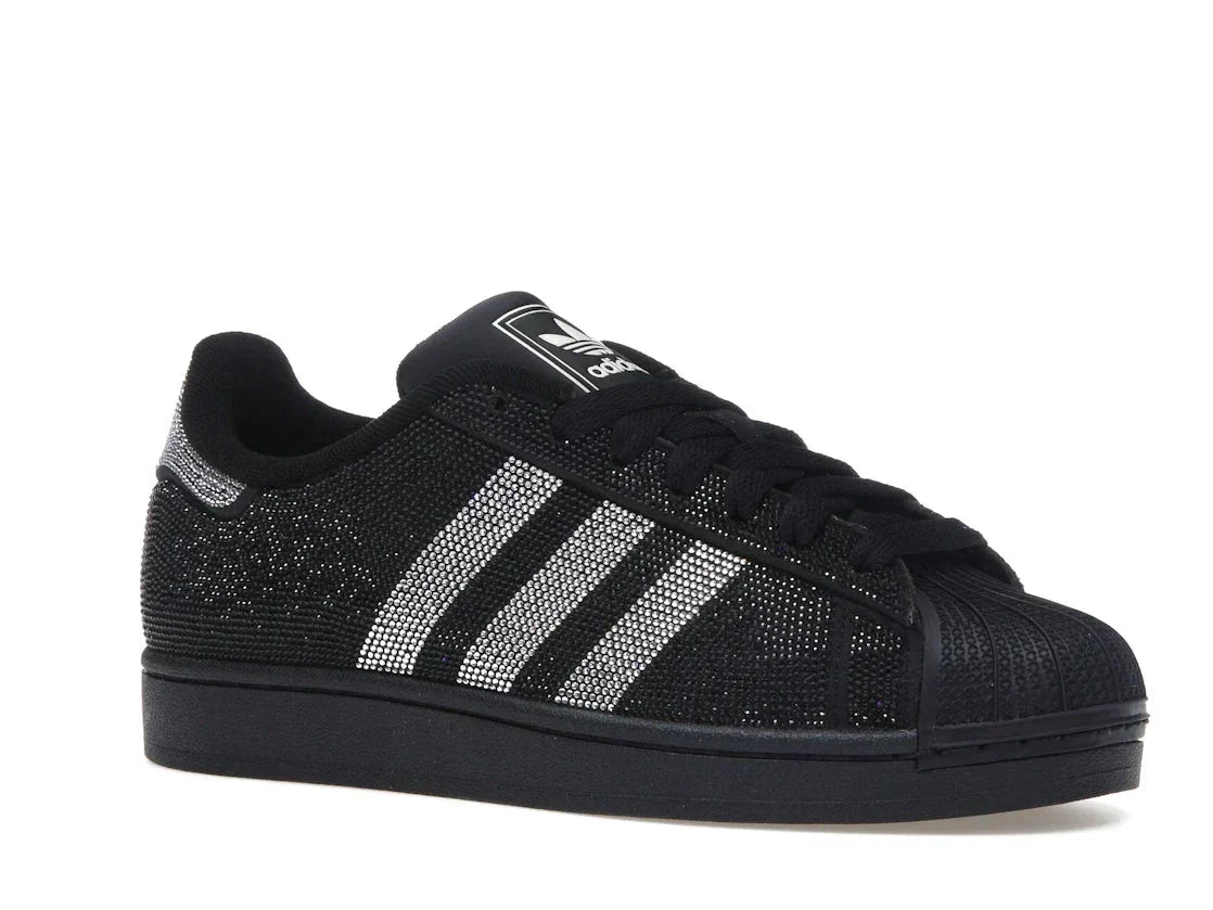 Adidas Superstar II Rhinestone Black Silver