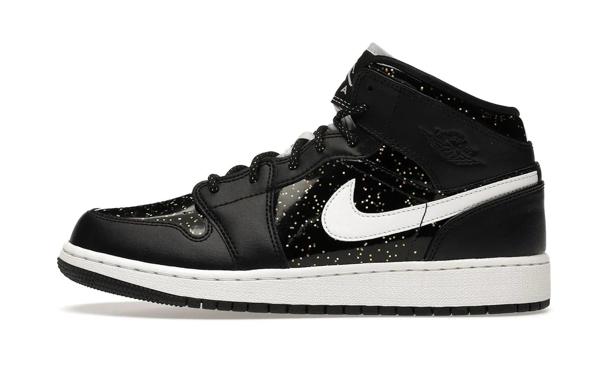 Air Jordan 1 Mid Black Speckle