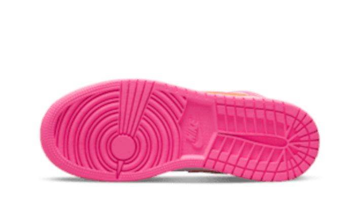 Air Jordan 1 Mid Pinksicle Safety Orange