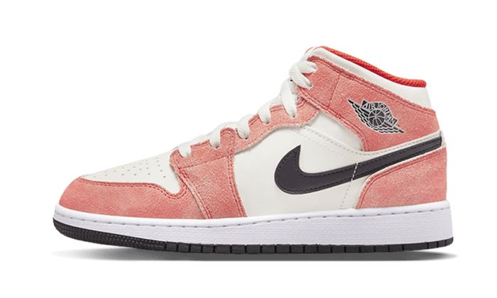 Air Jordan 1 Mid SE Orange Suede