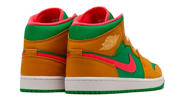 Air Jordan 1 Mid Wheat Watermelon