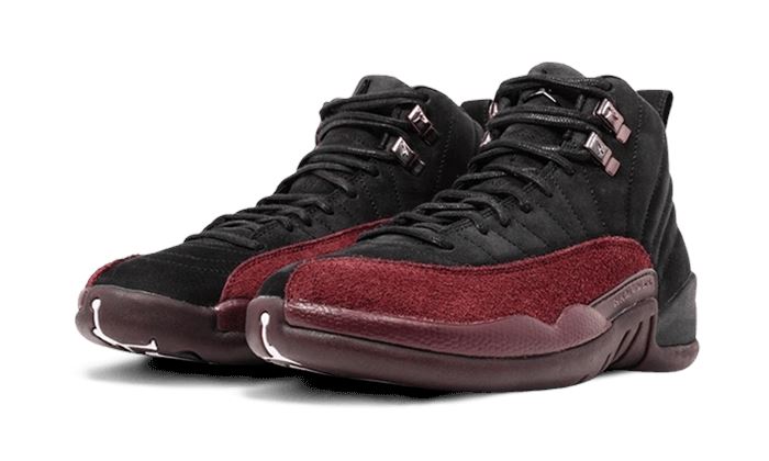 Air Jordan 12 Retro SP A Ma Maniére Black Burgundy Crush