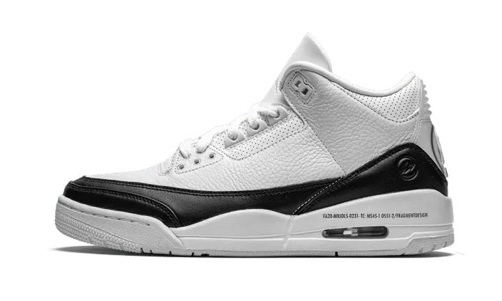 Air Jordan 3 Retro Fragment White Black