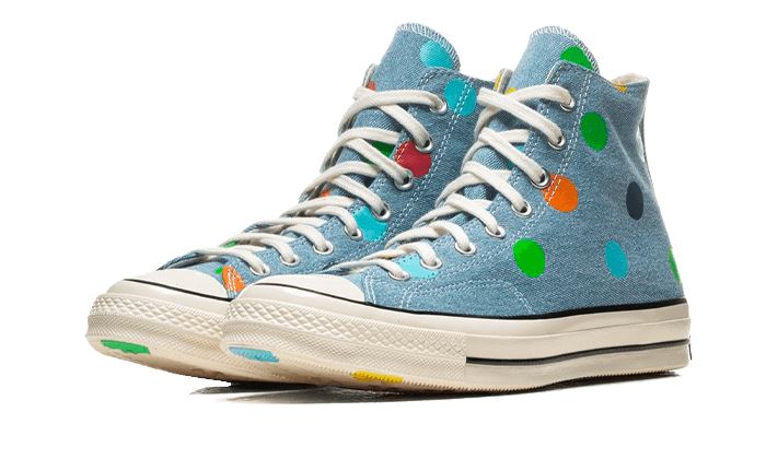 Converse Chuck Taylor All-Star 70s Hi Golf Wang Denim Polka Dots