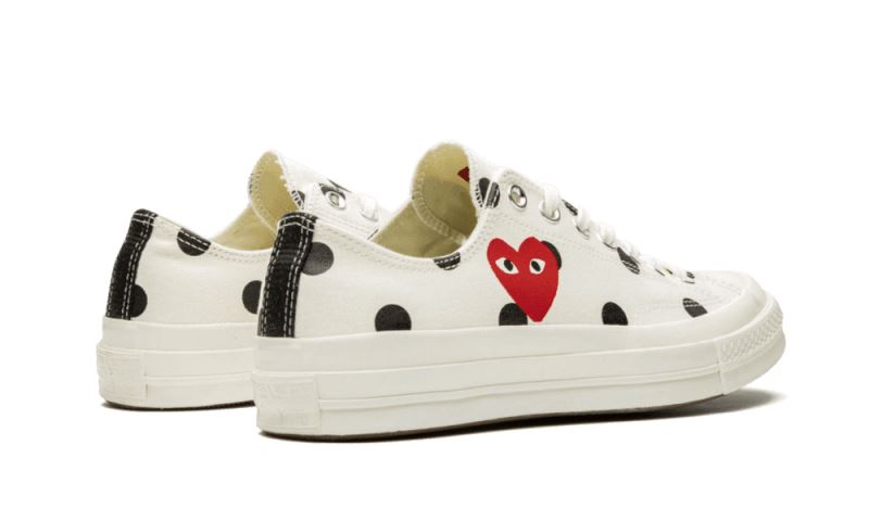 Converse Chuck Taylor All-Star 70s Ox Comme des Garçons PLAY Polka Dot White