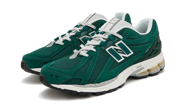 New Balance 1906R Green Suede Metallic Silver
