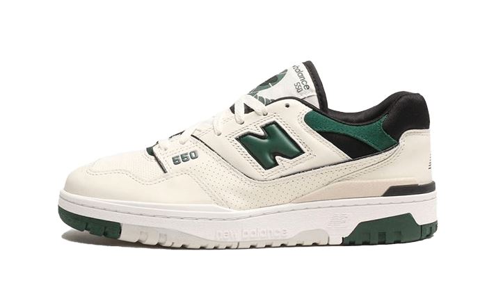 New Balance 550 Sea Salt Pine Green