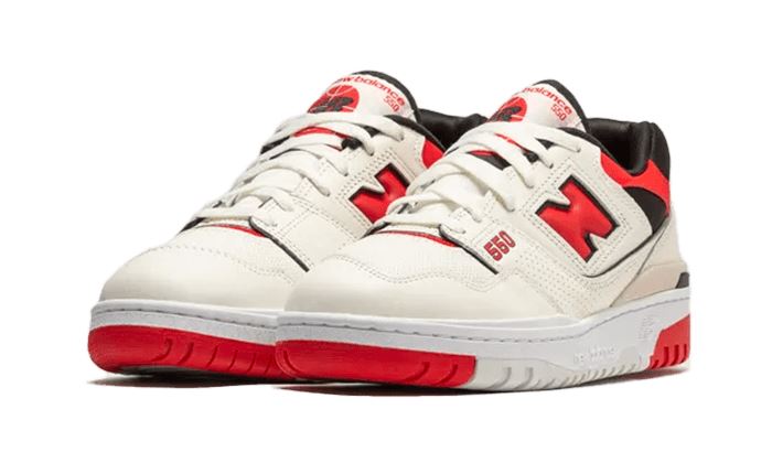 New Balance 550 Sea Salt True Red