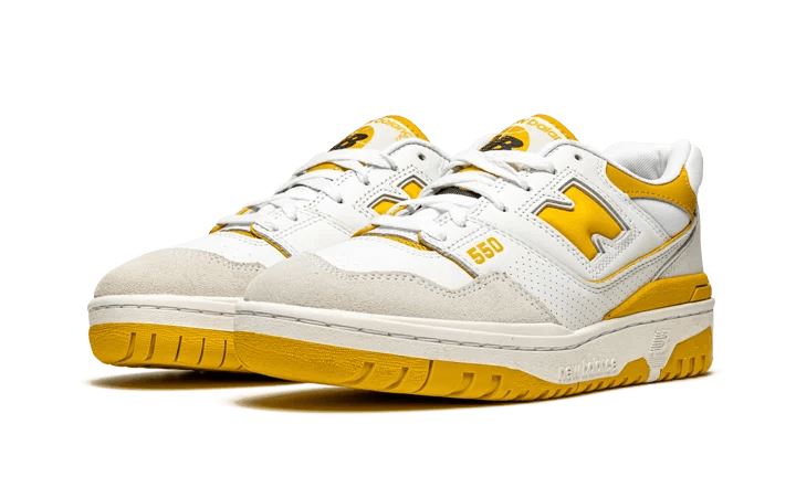 New Balance 550 Sea Salt Varsity Gold