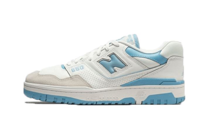 New Balance 550 White Blue Haze Rain Cloud