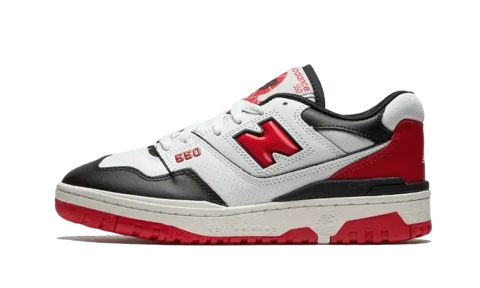 New Balance 550 White Red Black