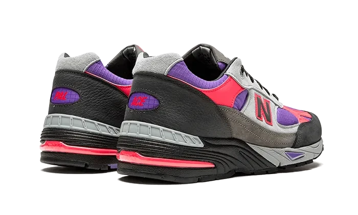 New Balance 991 Made In UK Palace Black Purple Pink