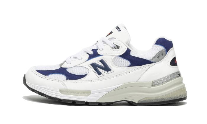 New Balance 992 White Navy