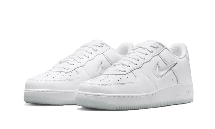 Nike Air Force 1 Low '07 Retro Color of the Month Jewel Swoosh Triple White