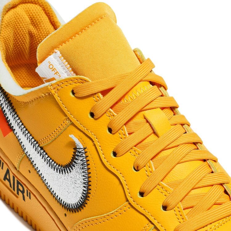 Nike Air Force 1 Low Off-White University Gold Metallic Silver