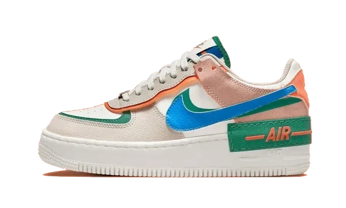 Nike Air Force 1 Shadow Sail Signal Blue Green