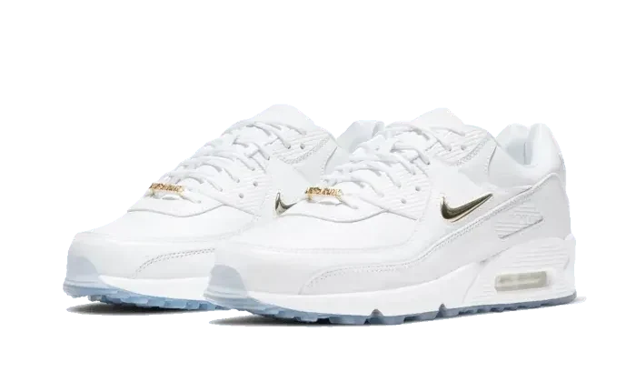 Nike Air Max 90 White Metallic Gold