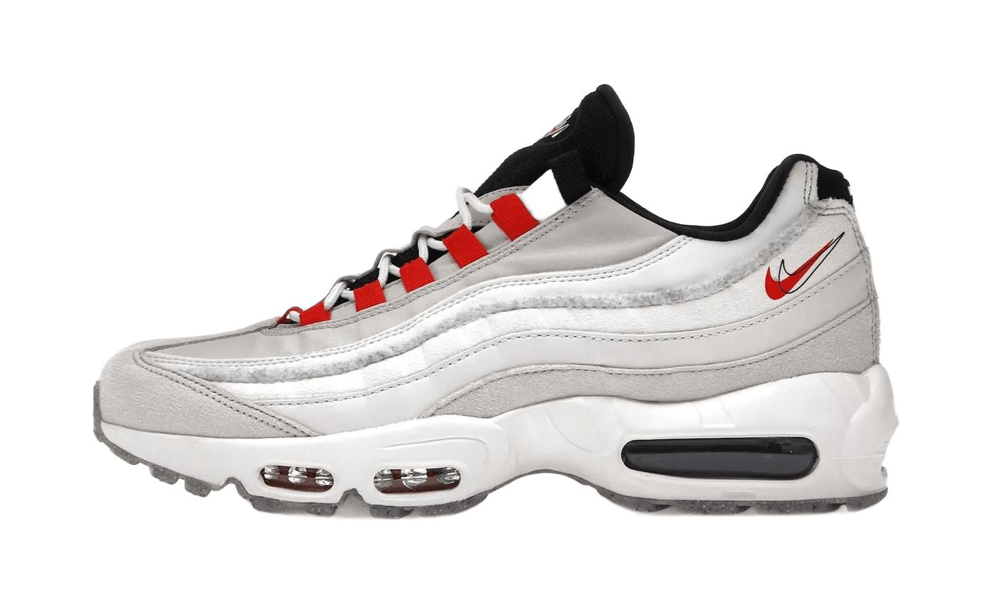 Nike Air Max 95 Light Bone Habanero Red