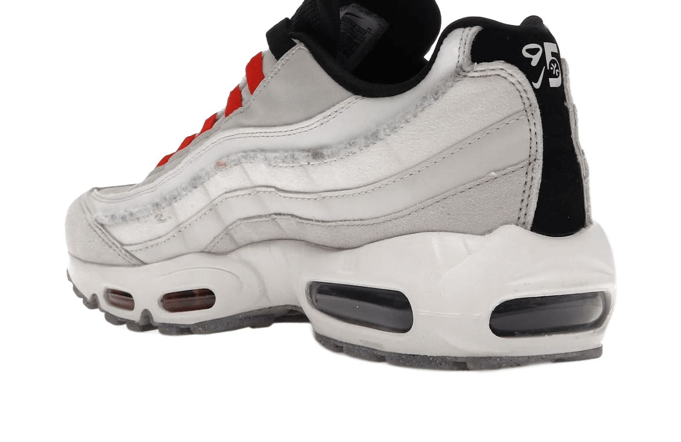 Nike Air Max 95 Light Bone Habanero Red