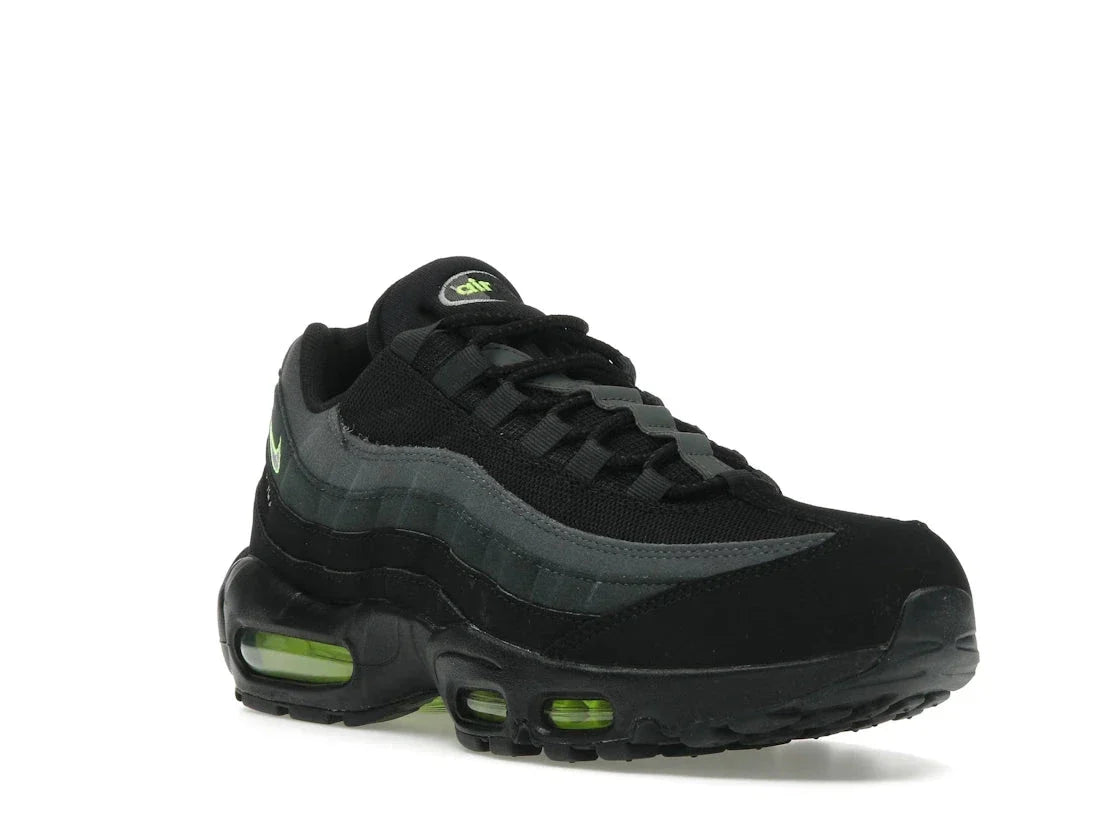 Nike Air Max 95 Retro Logo Black Grey Volt