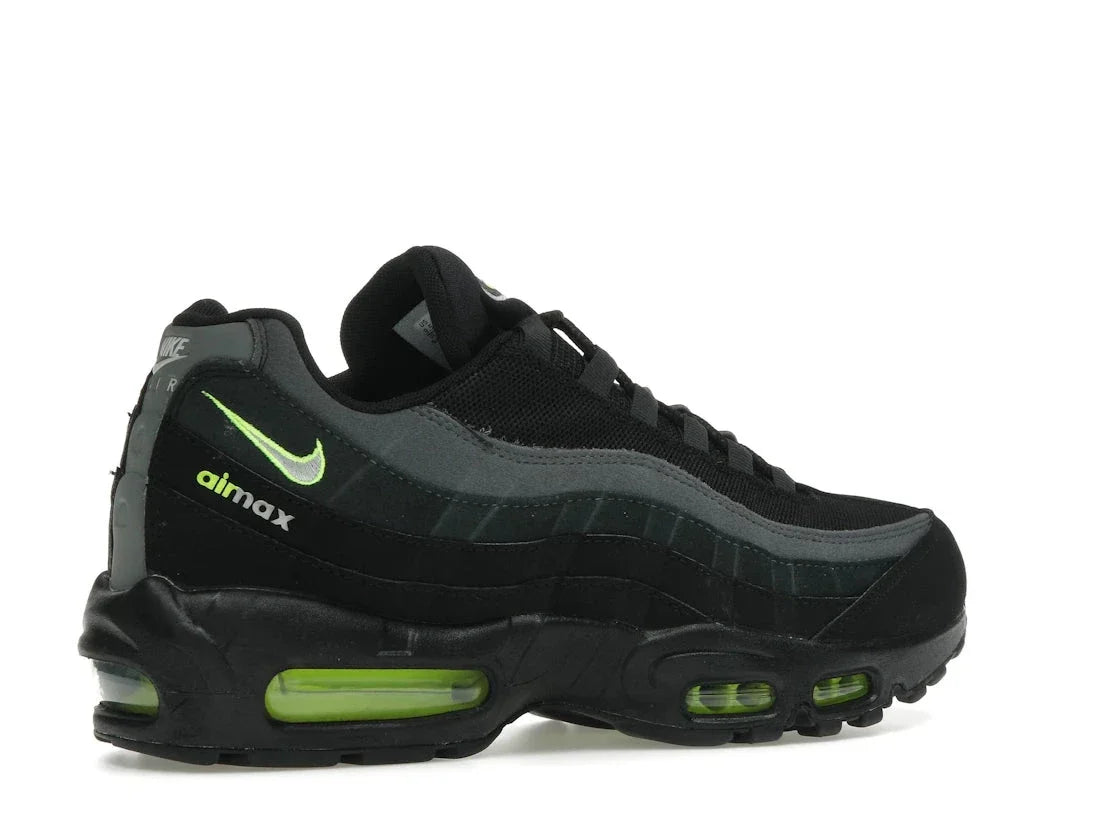 Nike Air Max 95 Retro Logo Black Grey Volt
