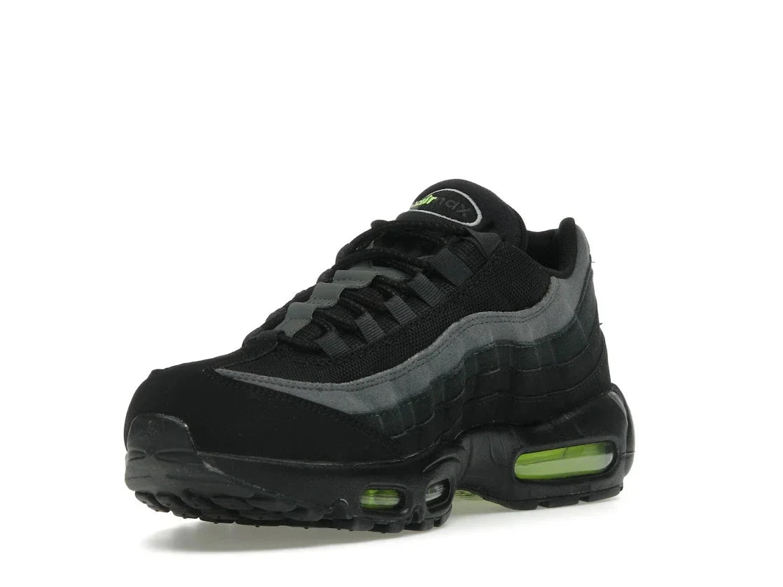 Nike Air Max 95 Retro Logo Black Grey Volt