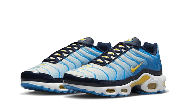 Nike Air Max Plus University Blue Topaz Gold