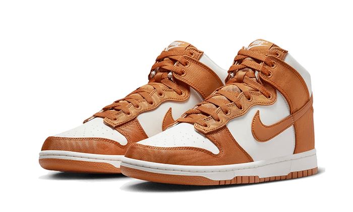 Nike Dunk High Satin Curry