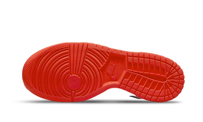 Nike Dunk High White Picante Red
