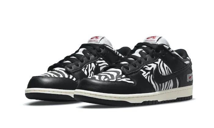 Nike SB Dunk Low Quartersnacks Zebra