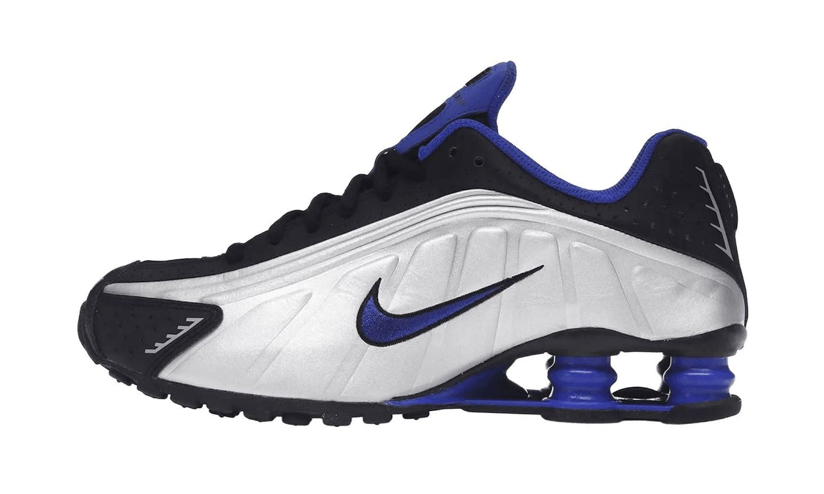 Nike Shox R4 Racer Blue Metallic Silver