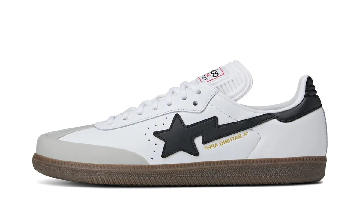 Adidas Samba Bape White Black Gum