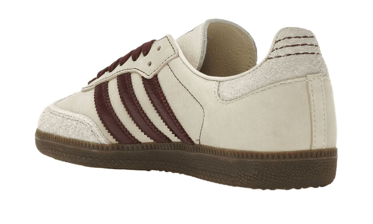 Adidas Samba OG Wonder White Maroon