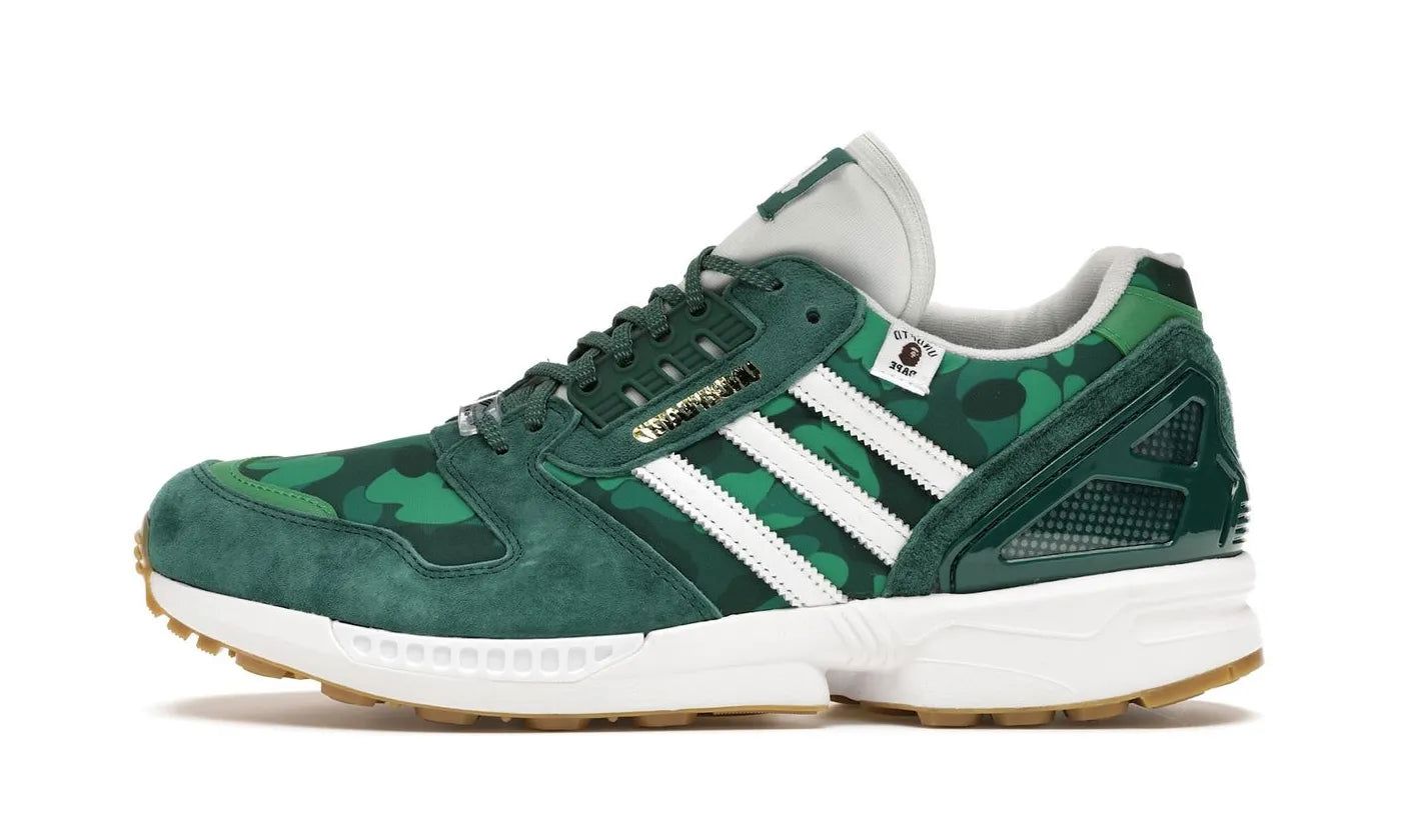 Adidas ZX 8000 Bape Undefeated Green