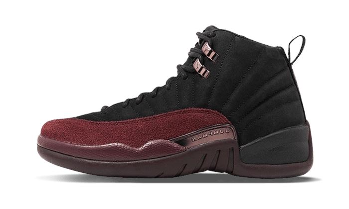 Air Jordan 12 Retro SP A Ma Maniére Black Burgundy Crush