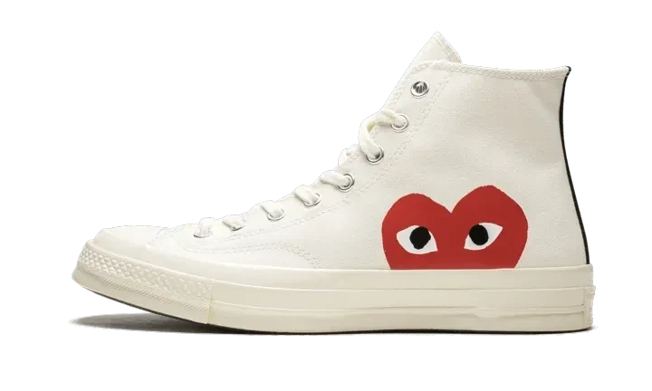 Converse Chuck Taylor All-Star 70s Hi Comme des Garçons PLAY White