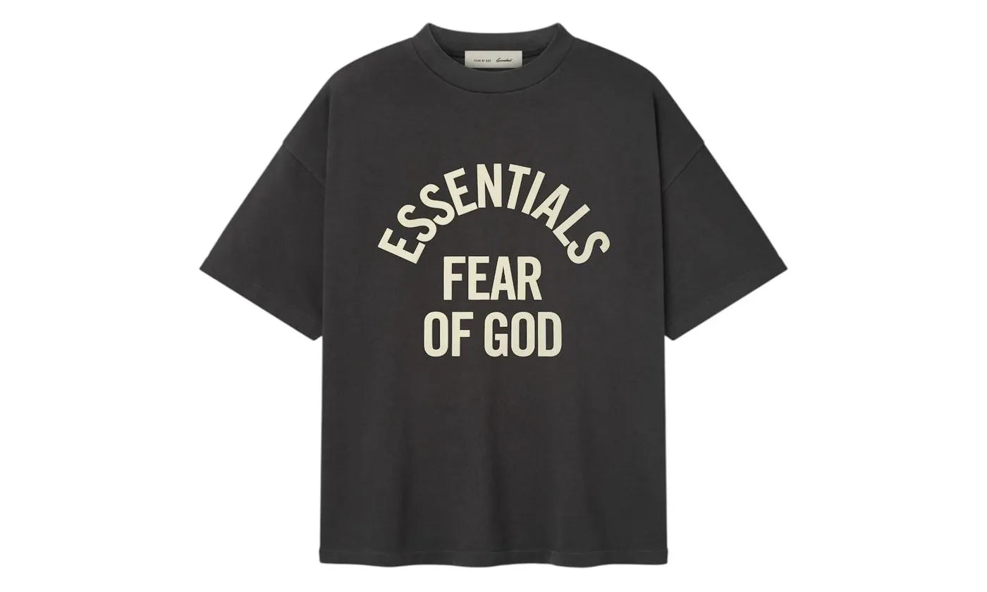 Fear of God Essentials Campus 90's Short Sleeve Tee Faded Black