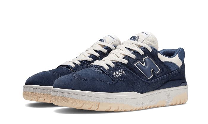 New Balance 550 Natural Indigo Suede