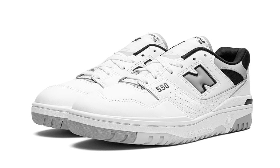 New Balance 550 White Concrete Black