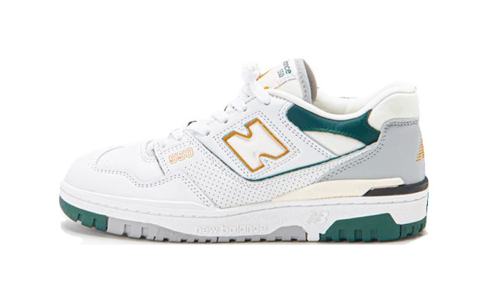 New Balance 550 White Nightwatch Green