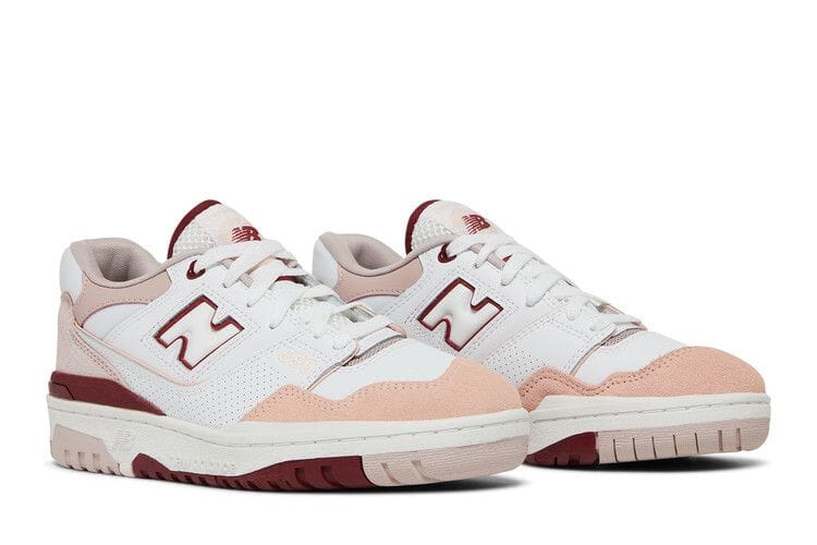 New Balance 550 White Scarlet Pink