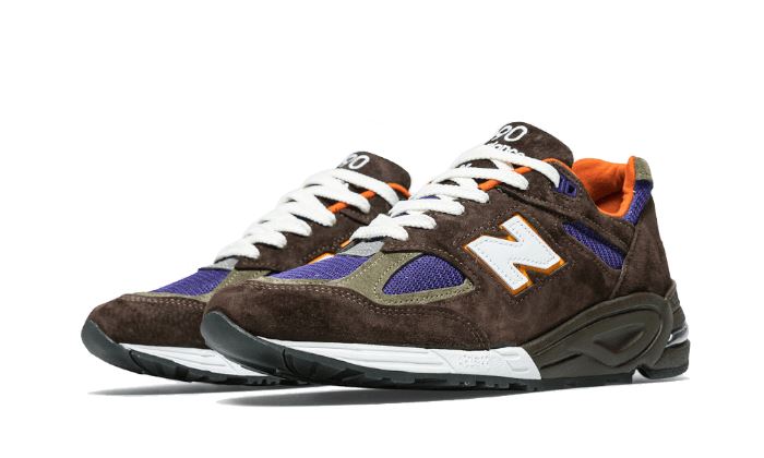 New Balance 990 V2 Made In Usa Brown Purple